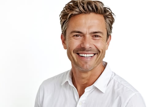 Portrait of a smiling man photo