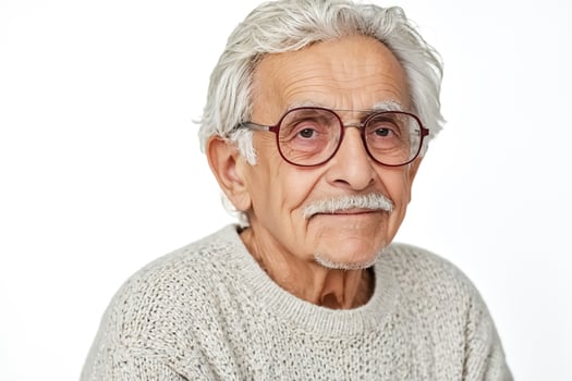 Portrait of a Senior Man with a White Beard photo