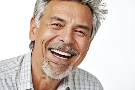 Portrait of a Happy Senior Man photo