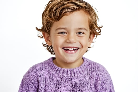 Portrait of a happy little boy photo