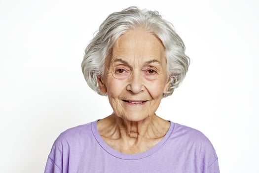 Happy Senior Woman with a Big Smile photo