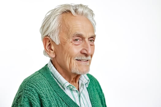 Portrait of a smiling senior man photo