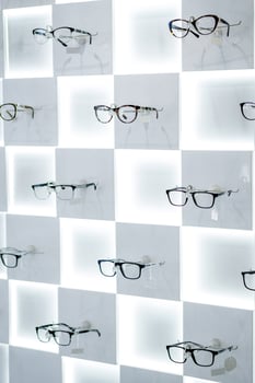glasses in the shop photo