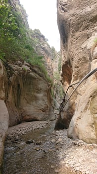 Rocky Gorge with Flowing Stream photo
