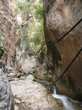 Rocky Gorge with Flowing Stream photo