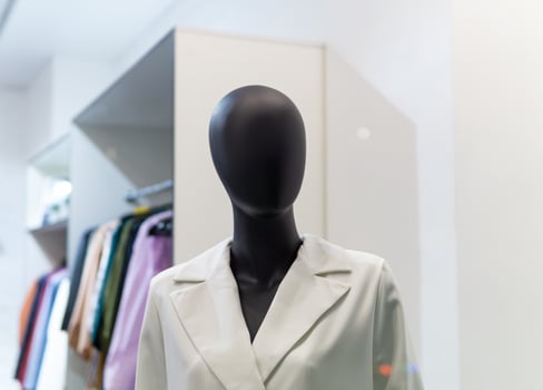 mannequin in the shop window photo