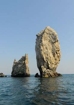 Elken-Kaya Rocks or Ship Rocks, Opuk Nature Reserve, Krimea photo