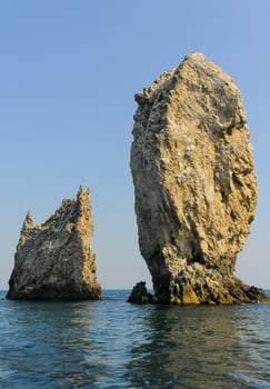 Elken-Kaya Rocks or Ship Rocks, Opuk Nature Reserve, Krimea photo
