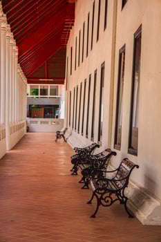 Old palace as a Bangkok National Museum, Thailand. photo