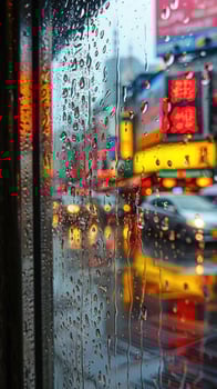 Rny Window Overlooking City Street photo