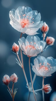Water Droplets on Flower Petals photo