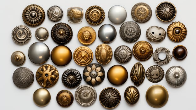 brass metal button photo