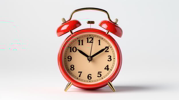 time alarm clock red photo