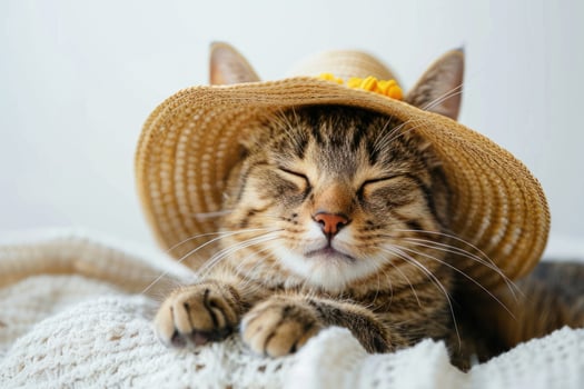 European Shorthair in action photo