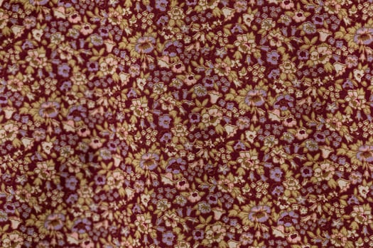 Print of floral on fabric. photo