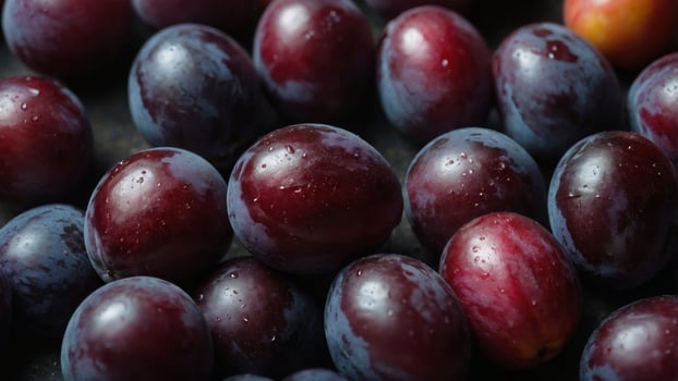 Plum Delight Nature's Bounty in Studio Light. photo