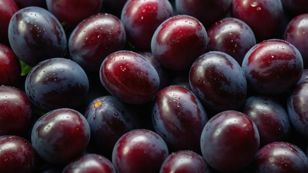 Plum Delight Nature's Bounty in Studio Light. photo