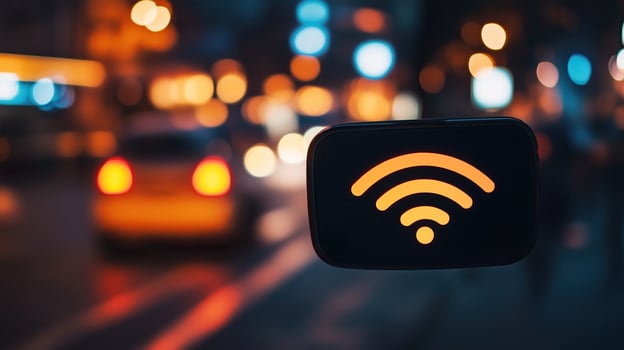 wireless network poster. photo