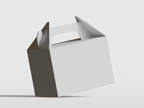 Cartoon cardboard boxes. Carton delivery boxes, open and closed shipping package with fragile signs, parcel delivery boxes photo