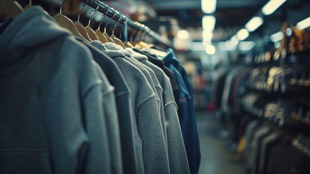 Urban Retail Chronicles Winter Showcase at Trendy Store Cinematic Editorial Photography photo