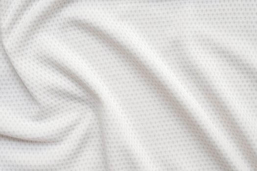 White sports clothing fabric football shirt jersey texture abstract background photo