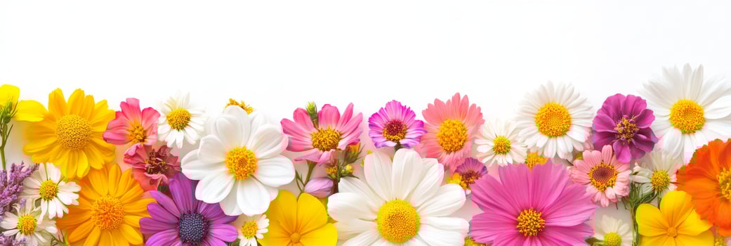 A stunning and vibrant arrangement of flowers, featuring beautiful daisies and unique chrysanthemums, ideal for bringing a springthemed aesthetic to designs, backgrounds, and floral compositions photo