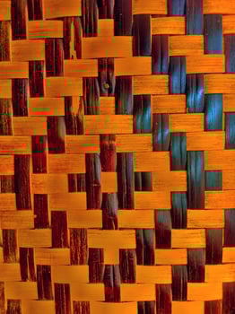 woven bamboo texture background photo