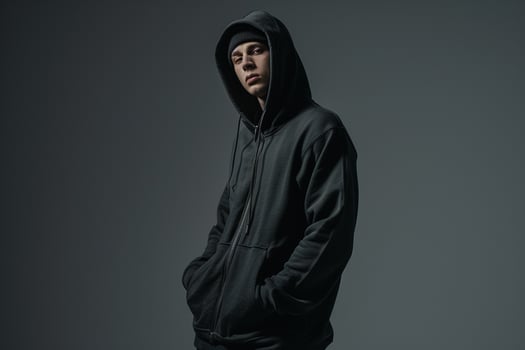 classic zip up hoodiemale dress apparel with a cloth Males backgroundhighlighting lifestyle and fashion portrait details photo