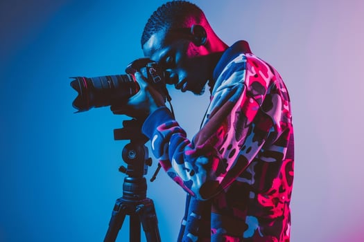 printed sweatshirtmale dress image with a graphite blue Males backgroundhighlighting lifestyle and fashion portrait eleMalets photo