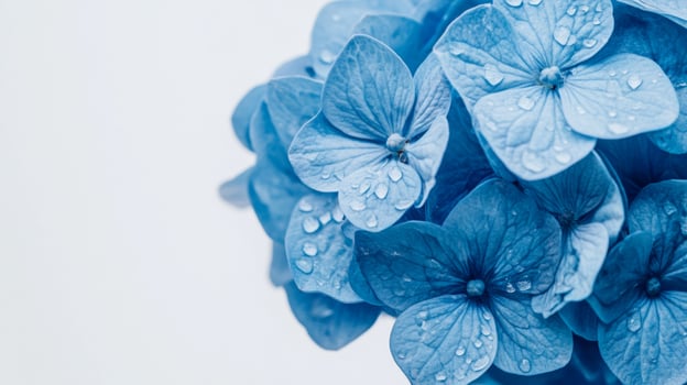 Blue Hydrangea Macro - Captivating and Delicate Floral Photography photo