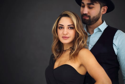 Portrait of the couple photo