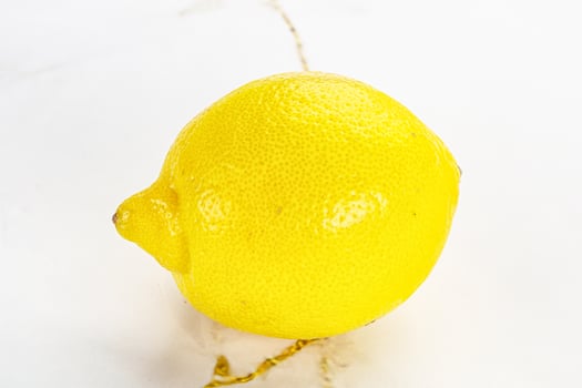 Ripe sour yellow juicy lemon photo