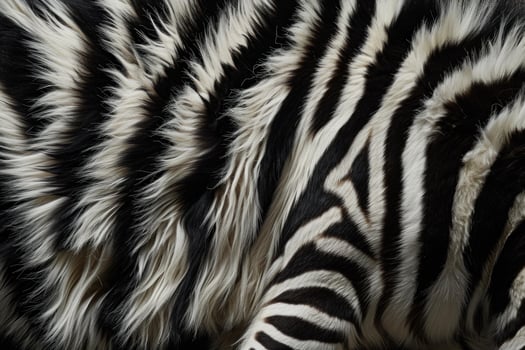 Close-up texture of zebra fur patterns photo