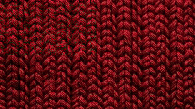 Soft red fibers intertwine beautifully, creating a cozy, textured fabric display photo