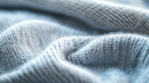 Textured fabric folds create a serene, inviting atmosphere of comfort photo
