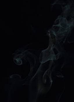 Abstract White Smoke Texture Moves on Black Background Plume of Smoke Wave Design Wallpaper. Design Element. Abstract Texture photo
