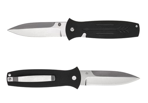 penknife folding knife isolated on white. photo