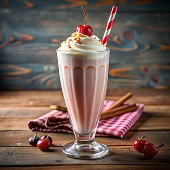 Milkshake Soft Cream Delicious Desert photo