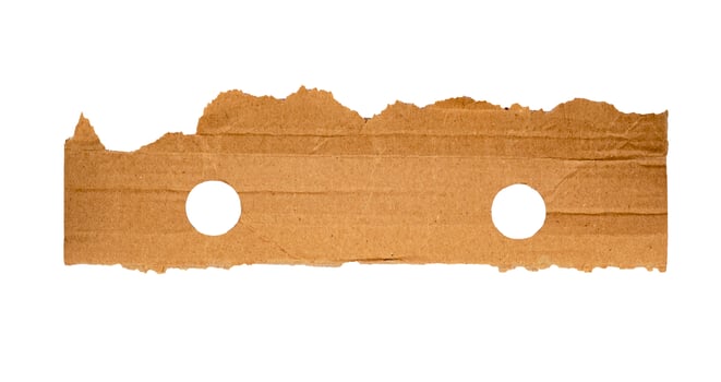 Old Ripped paper. Carton Piece, Ripped Kraft Paper Wallpaper, photo