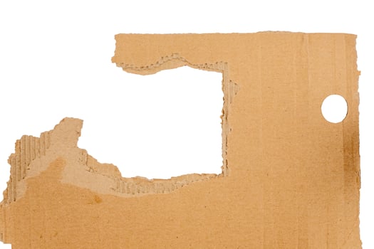 Old Ripped paper. Carton Piece, Ripped Kraft Paper Wallpaper, photo