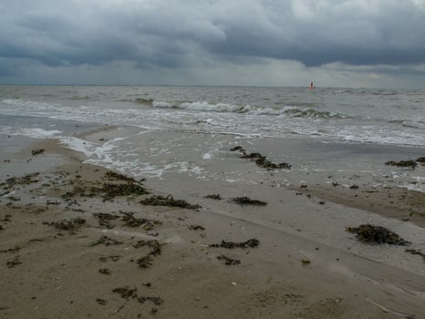 the island of Norderney in the north sea photo