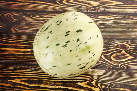 Ripe sweet juicy Dalmatin melon photo