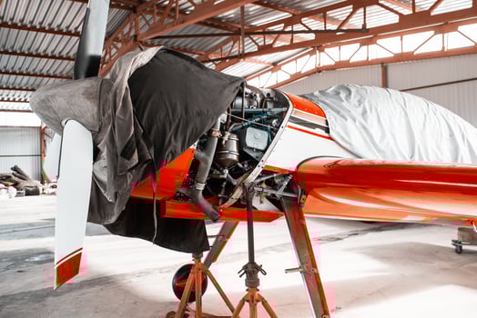 Ultralight small private aircraft airplane photo