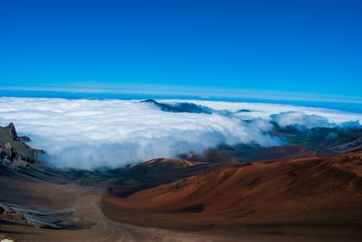 East Maui Volcano, Haleakala Crater, Hawaii photo