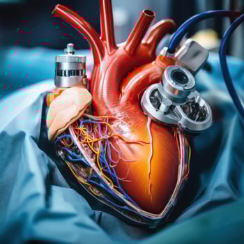 Detailed 3D Model of a Human Heart photo