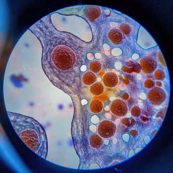 Microscopic World A Glimpse into the Intricate Beauty of Life photo