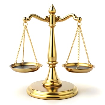 gold scales of justice photo