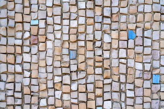 Wall decorative mosaic. Abstract stone background. photo