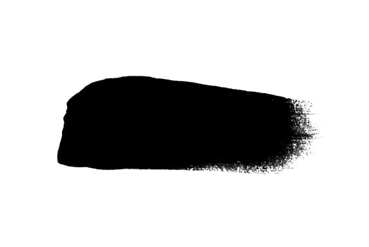 brush stroke isolated on white background photo