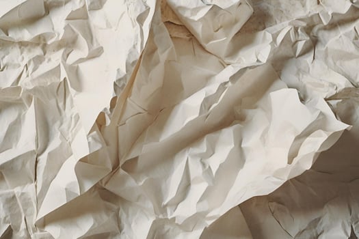 Crumbled White Paper Background photo